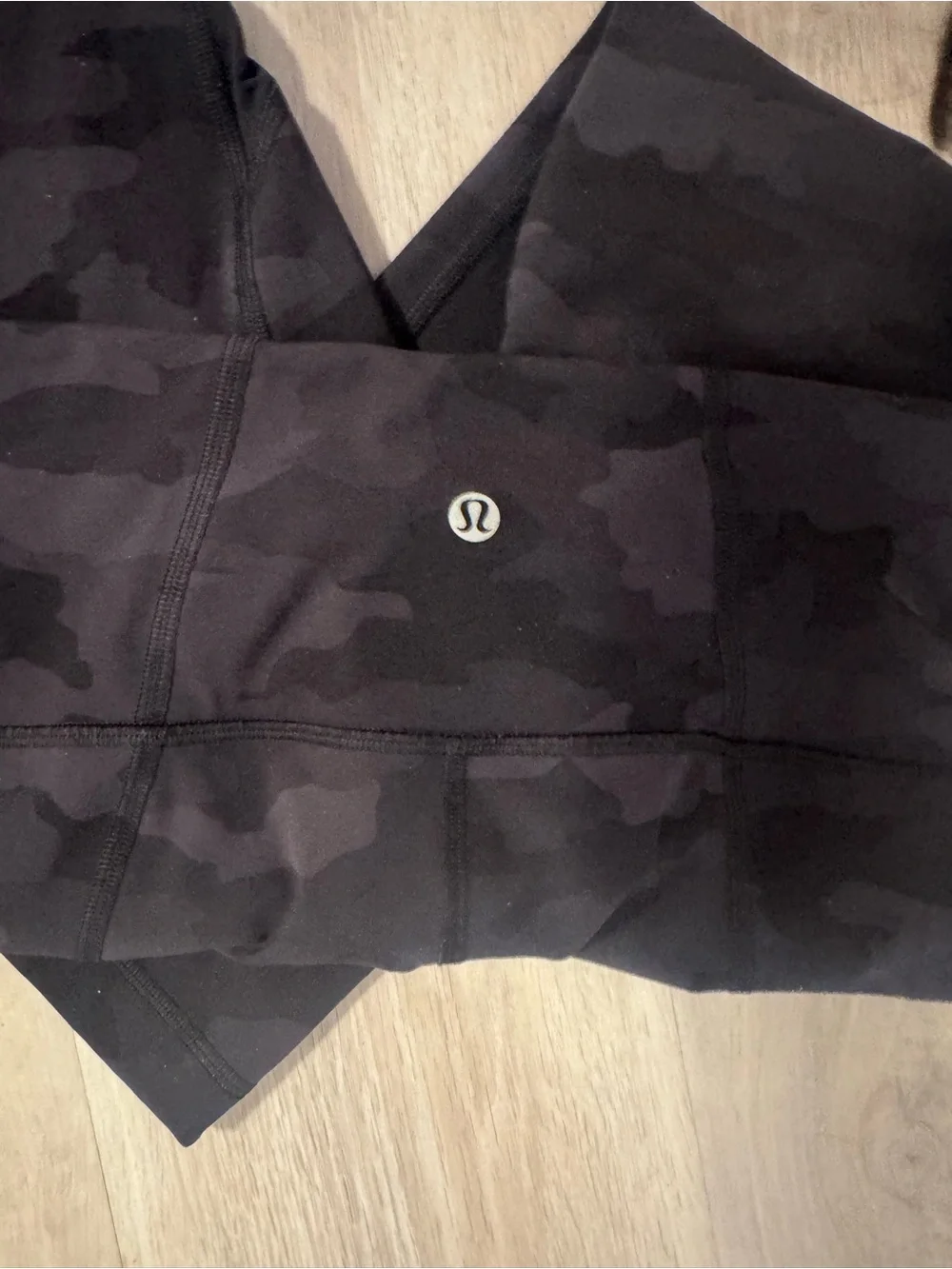 Lululemon Black Camo Performance Leggings